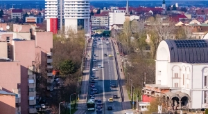 Megint sávlezárás a Golescu-hídon