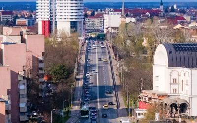 Megint sávlezárás a Golescu-hídon