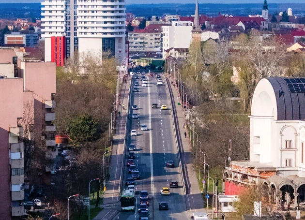 Megint sávlezárás a Golescu-hídon