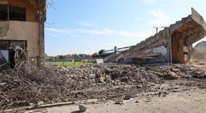 Lebontották az Olimpia-stadion háromnegyedét