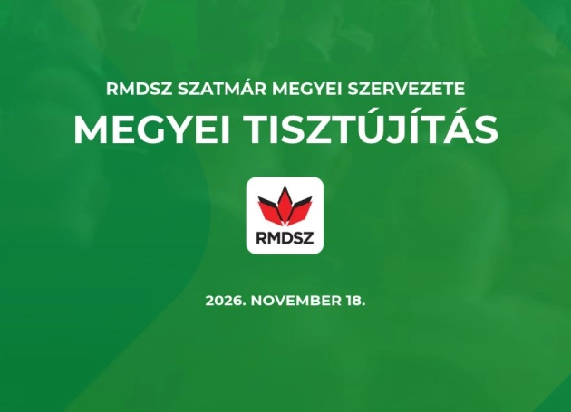 November 18-án tartja megyei tisztújítását az RMDSZ Szatmár megyei szervezete