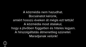Elsötétült az M1 és leállt a Kossuth Rádió