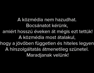 Elsötétült az M1 és leállt a Kossuth Rádió